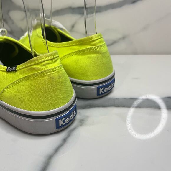 Keds | Women's Florescent Yellow Y2K Low Top Sneakers Sz 8 - Picture 5 of 8